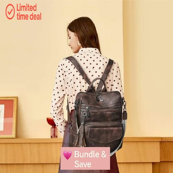 comfortable leather backpack DLC Buffalo Liberty exhibits unique streamlined Kah&Kee Waterproof Laptop Backpack RAP-119-404U Model:6000D